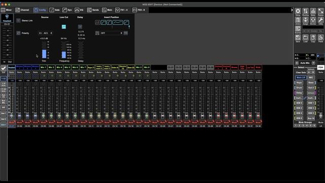 Midas M32 edit Tutorial Part 2| Channel Config смотреть онлайн