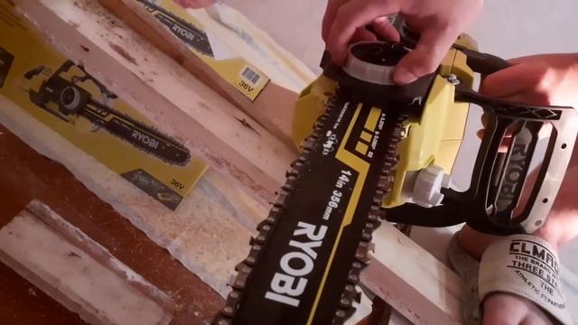 Аккумуляторная цепная пила Ryobi MAX POWER - подробный обзор, все плюсы и минусы. смотреть онлайн