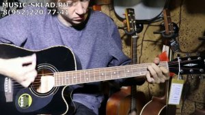 Обзор электроакустической гитары Cort AD880CE BK