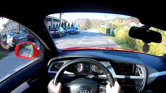 2010 Audi A4 B8 S-Line (2.7 TDI 190 HP Multitronic 8G) | POV Test Drive #9 смотреть онлайн