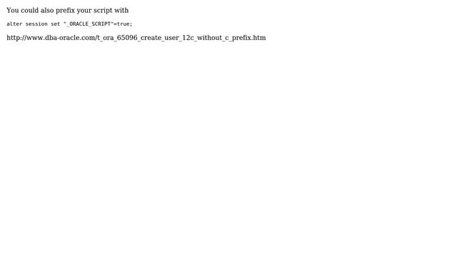 Databases: Oracle 12c create user (6 Solutions!!) смотреть онлайн