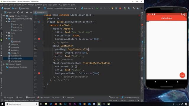 Flutter Tutorial for Beginners #10 - Containers & Padding смотреть онлайн