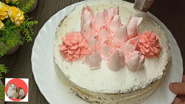 ❗Домашній торт❗ Всього три насадки ❗Cake decoration❗ смотреть онлайн