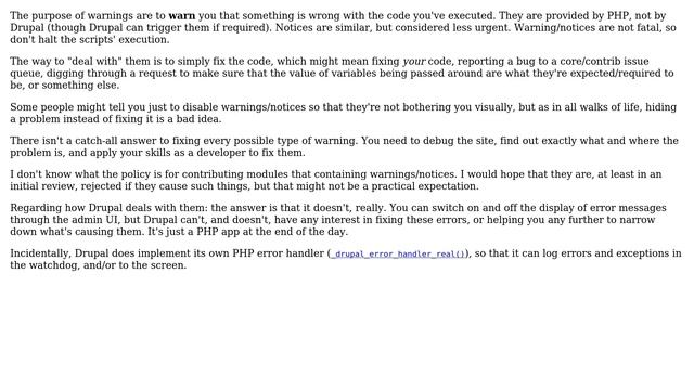 Drupal: Exception handling in drupal : How one can deal with warnings in Drupal? (2 Solutions!!) смотреть онлайн