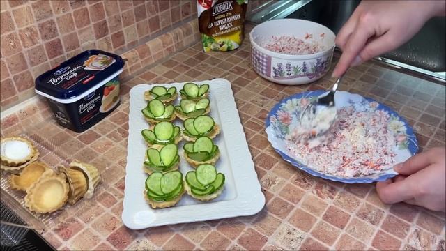 Легкие начинки для тарталеток на Праздничный стол. Просто и быстро! Меню на Новый год. смотреть онлайн