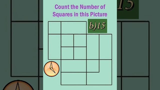 new challenge puzzle shorts||how many square puzzle game смотреть онлайн