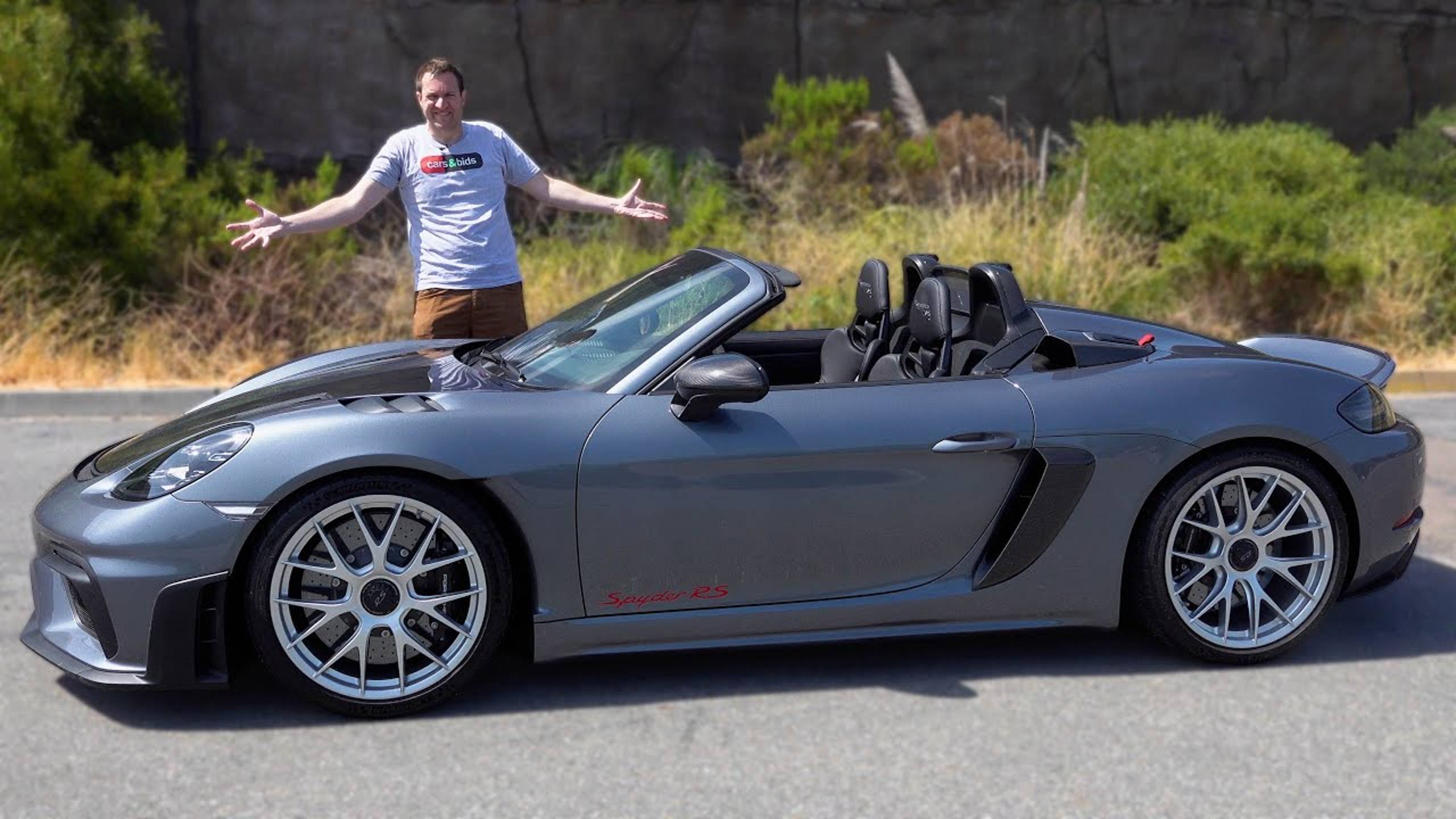 Porsche 718 Spyder RS 2024, это блестящий Boxter за $165,000 смотреть онлайн