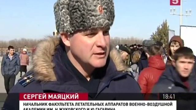 Акция «Военная служба по контракту – твой выбор!» 21 февраля 2015, Астрахань смотреть онлайн