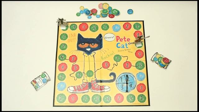 Pete the Cat Groovy Buttons Game смотреть онлайн