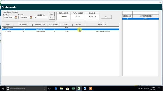 Daily Accounting Software in Excel VBA Userform in Hindi | Ledger payment receipt journal statement смотреть онлайн