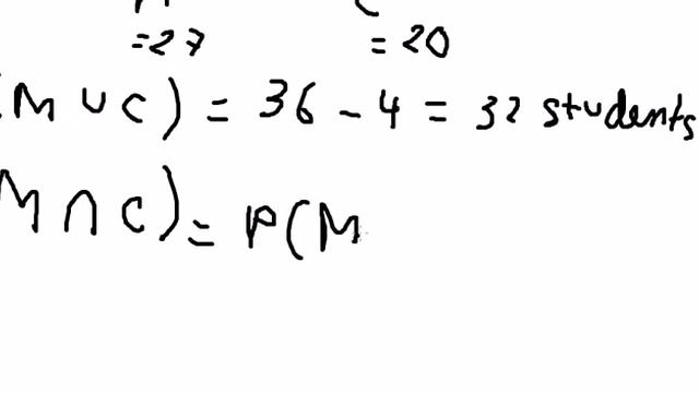 Statistics Help: Venn's Diagram: How many students do Chemistry but not Mathematics? смотреть онлайн