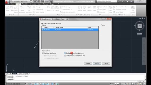 Combining AutoCAD Data Extraction Tables with Excel Tables смотреть онлайн
