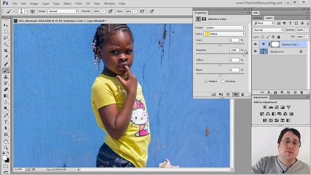 Photoshop Selective Color Tutorial | Beginner's Tutorial смотреть онлайн