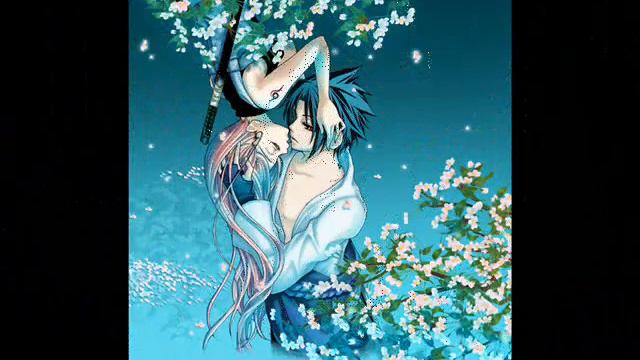 Сакура и Саске.