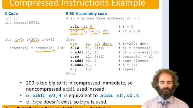 DDCA Ch6 - Part 22: RISC-V Compressed Instructions смотреть онлайн