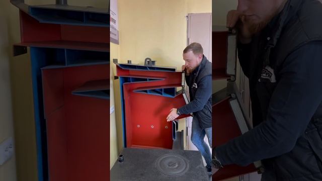 Твердотопливный котел отопления "Горняк" 20кВт, обзор котла длительного горения смотреть онлайн