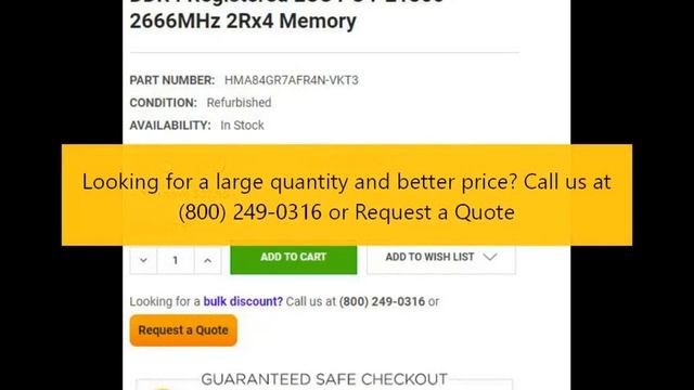 HMA84GR7AFR4N-VKT3 Hynix 32GB DDR4 Registered ECC PC4-21300 2666MHz 2Rx4 Memory смотреть онлайн