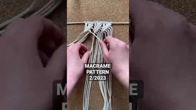 NEW 2/2023? #macramepattern #macrametutorial #макраме #diycrafts #handmade #howtotieknot #macrame смотреть онлайн