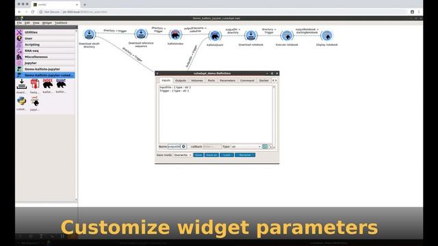 BioDepot-workflow-builder (Bwb) - customizing a workflow смотреть онлайн