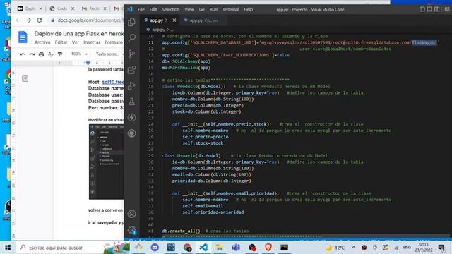 Deploy a Heroku de una app de Python con Flask y MySQL смотреть онлайн
