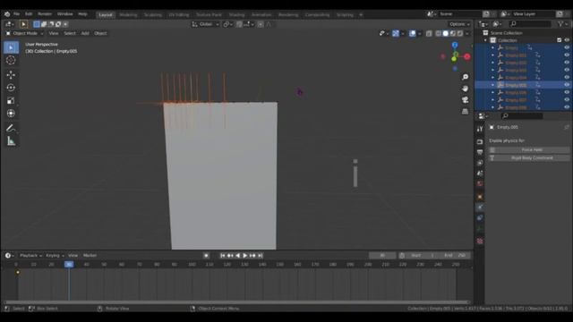 How to make a realistic simulation of curtains in Blender 3D смотреть онлайн