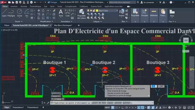 Mini Formation Plan Maison Électricité Sur AutoCAD смотреть онлайн