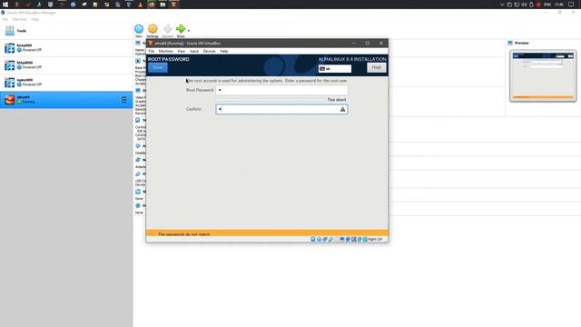 Установка Alma Linux 8.4 minimal смотреть онлайн