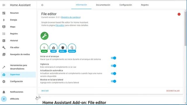 Home Assistant: Descubrimos "File Editor" смотреть онлайн