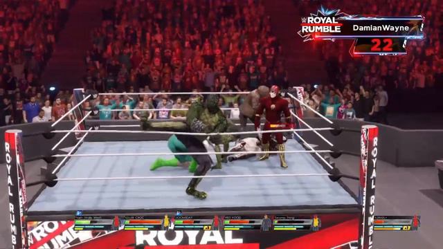 WWE 2K22 Custom Royal Rumble #4(DC Comics) смотреть онлайн