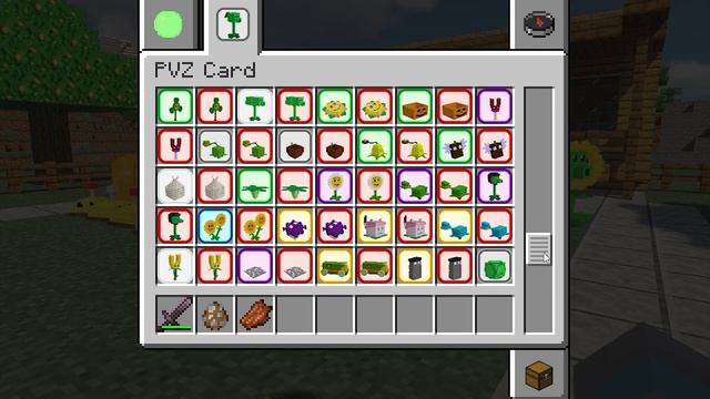 Растения VS Зомби майнкрафт Обзор модов на Minecraft