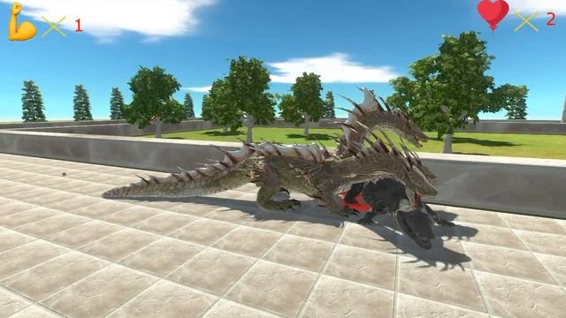 BATTLE HYDRA?vsMODERN&ANCIENT HUMANS AND BOSSES OF OTHER ANIMALS - Animal Revolt Battle Simulator смотреть онлайн