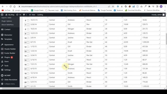 How to Embed Excel sheet in Wordpress website | TablePress plugin смотреть онлайн