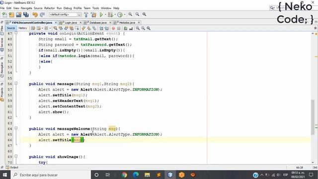 login simple in JavaFX + MySQL part 3/3 смотреть онлайн