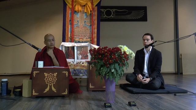 Дост Тензин Гендун “Бодхичитта и мудрость на пути к просветлению” день 1, сессия 1. смотреть онлайн