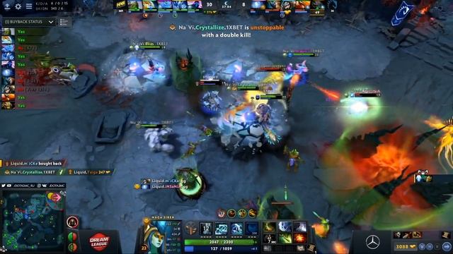 НАВИ ПОКАЗАЛИ СИМФОНИЮ СКИЛОВ НА МАЖОРЕ | NaVI vs Liquid DreamLeague Season 13 смотреть онлайн