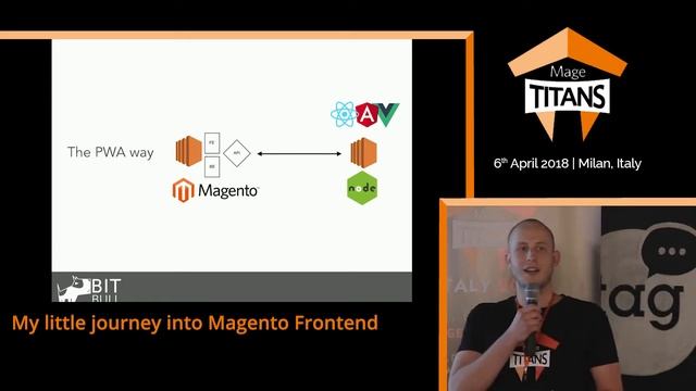Mage Titans Italy 2018 - My little journey into Magento Frontend by Martins Saukumus смотреть онлайн
