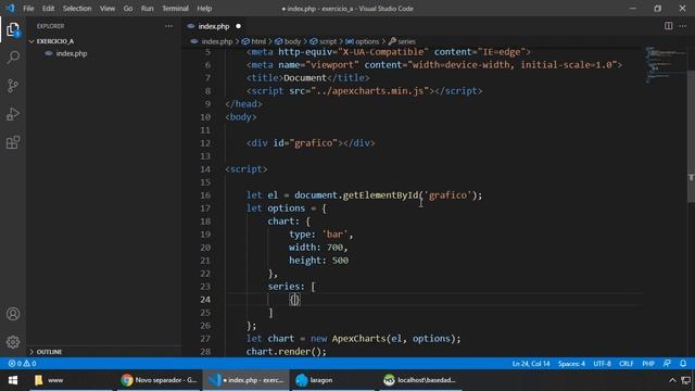 APEXCHARTS #05 CONSTRUIR GRÁFICO COM PHP E MYSQL смотреть онлайн