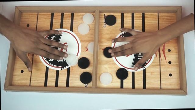 Clapjoy 2 in 1 Faster Finger Board Game, Sling Puck Game смотреть онлайн