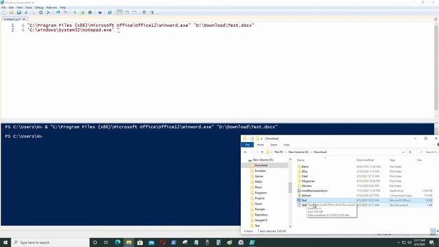 Powershell: Open Programs or Apps смотреть онлайн