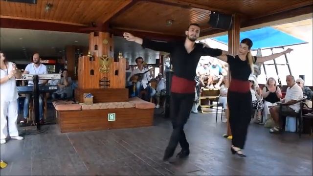 Ο χορός του Σάκαινα-the dance of Sakainas-Greek dance sirtaki-hasapiko- Cruise on Mount Athos- смотреть онлайн
