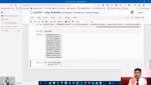 Python for Finance Tutorial| Episode 11| Looping in Python | String Formatting| While Loop| For Loo смотреть онлайн
