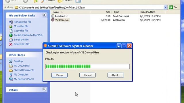 Conficker Removal Tool - SSClean смотреть онлайн