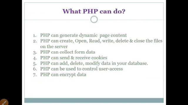 PHP class 1 about scripting languages смотреть онлайн