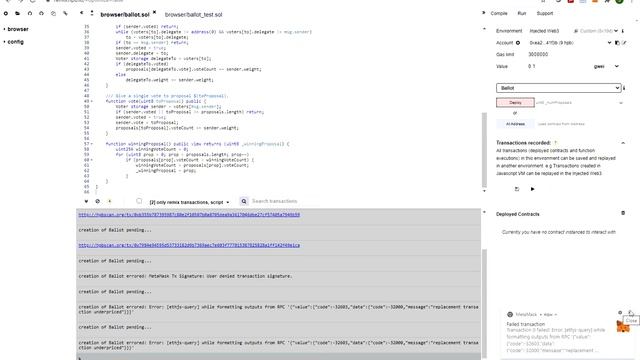 Remix.HPB.io - issues deploying smart contract смотреть онлайн