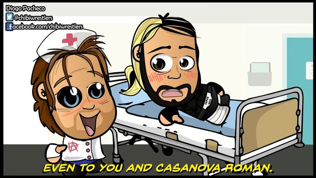Chibi Wrestlers - HappyScary Dean Ambrose and Seth Rollins #28 Sell-Out Seth's Recovery (WWE Parody смотреть онлайн
