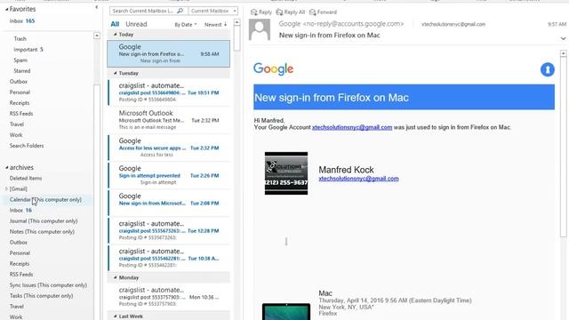 How to archive emails on Outlook 2013 and 2016 смотреть онлайн