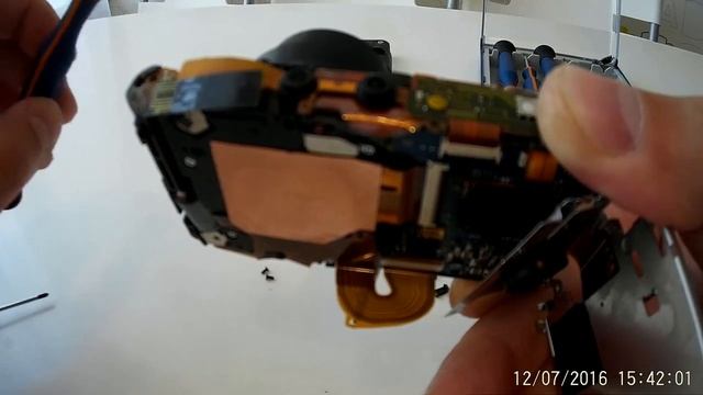 ремон фотоаппарата sony DSC-WX220 своими руками. смотреть онлайн