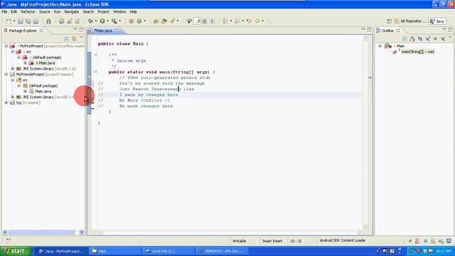 How to resolve git conflict смотреть онлайн