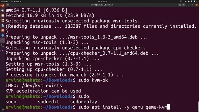 How to Install KVM on Ubuntu 20.04 | Install QEMU and Virt-Manager Using Terminal in Hindi смотреть онлайн