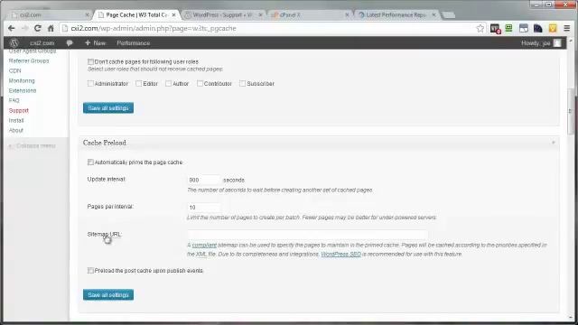 WordPress - w3 total cache plugin setup смотреть онлайн